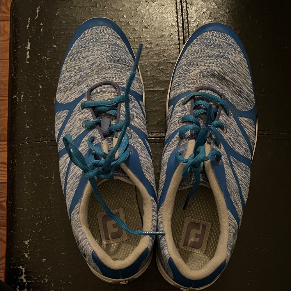 FootJoy Blue and White Athletic Shoes